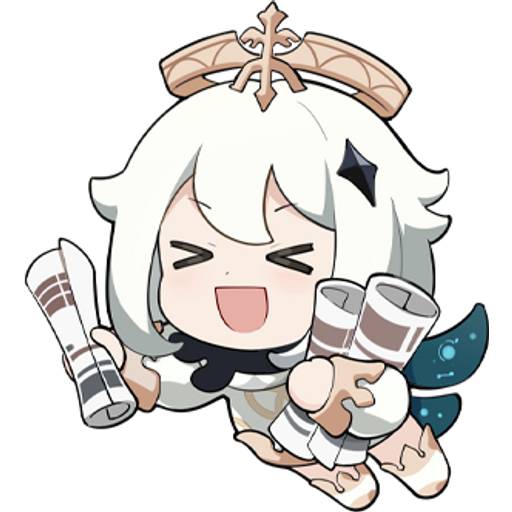 Набор стикеров Genshin Impact Teyvat Times 1-4 для WhatsApp 5