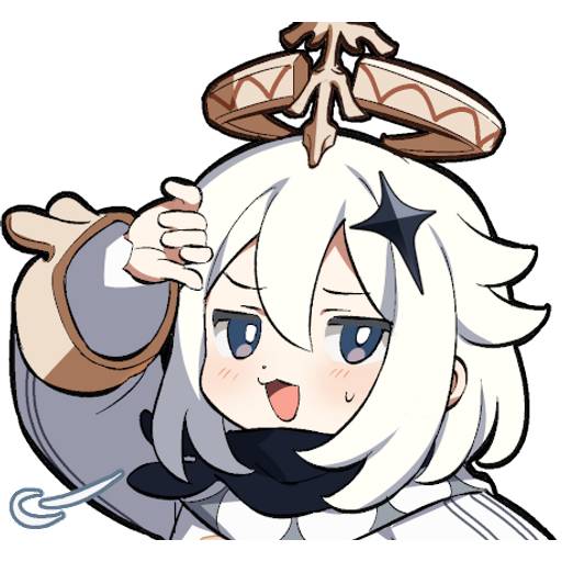 Набор стикеров genshin stickersss 4 для WhatsApp 13