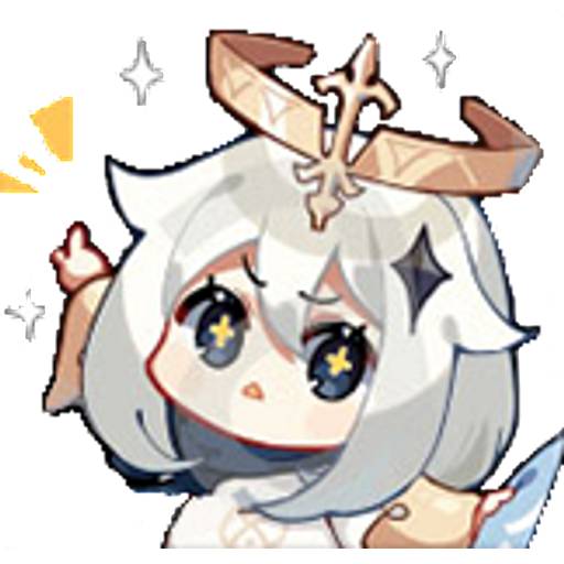 Набор стикеров genshin stickersss 4 для WhatsApp 18