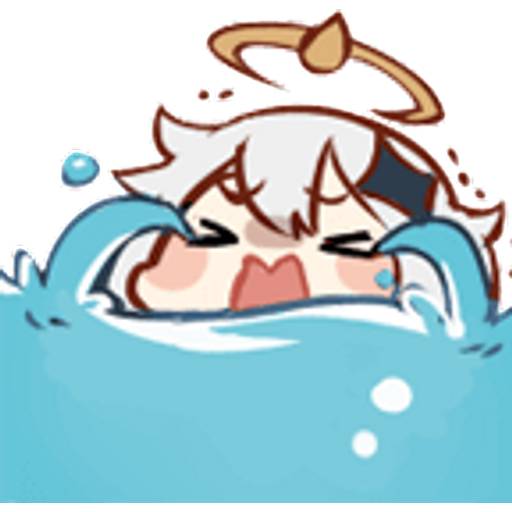 Набор стикеров genshin stickersss 4 для WhatsApp 2