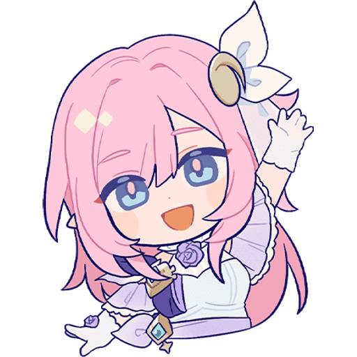 Набор стикеров Honkai Impact 3rd Dreamy Euphony - STICKERS для WhatsApp 1