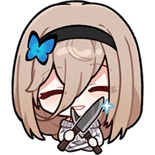 Набор стикеров Honkai Impact 3rd Golden Courtyard - STICKERS для WhatsApp 1
