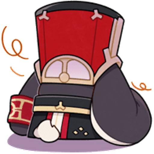 Набор стикеров Honkai Star Rail Pom-Pom Stickers для WhatsApp 13