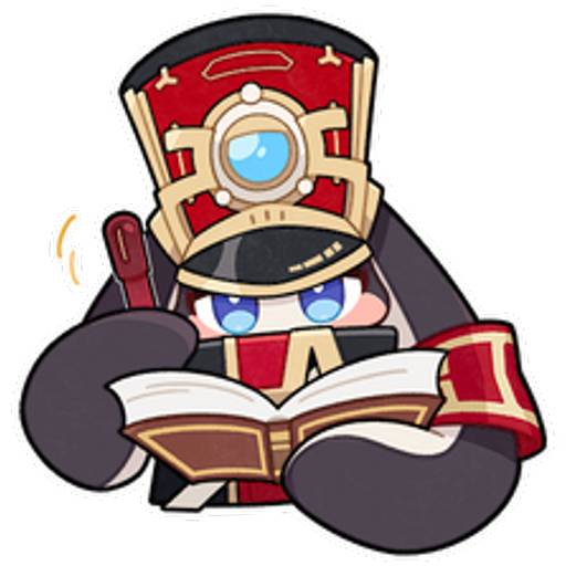 Набор стикеров Honkai Star Rail Pom-Pom Stickers для WhatsApp 14