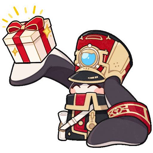 Набор стикеров Honkai Star Rail Pom-Pom Stickers для WhatsApp 16