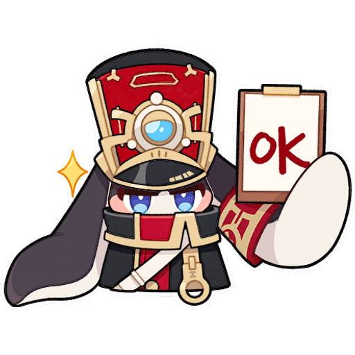 Набор стикеров Honkai Star Rail Pom-Pom Stickers для WhatsApp 17