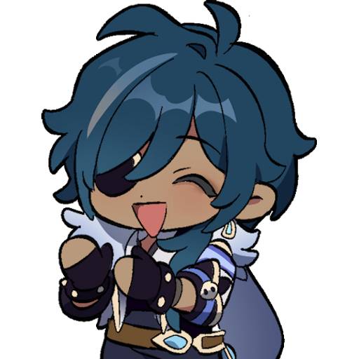 Набор стикеров Kaeya для WhatsApp 1