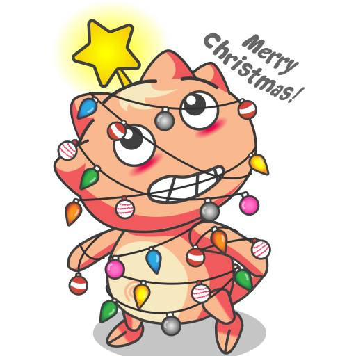 Набор стикеров Keefymoji- Christmas для WhatsApp 1