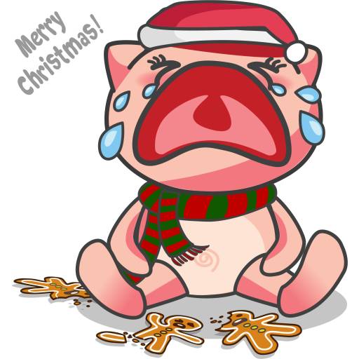 Набор стикеров Keefymoji- Christmas для WhatsApp 10