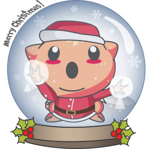 Набор стикеров Keefymoji- Christmas для WhatsApp 13