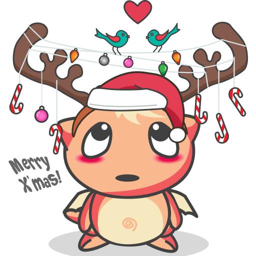 Набор стикеров Keefymoji- Christmas для WhatsApp 5