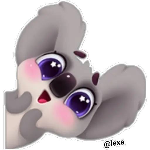 Набор стикеров Koala stickers 🐨❤️ для WhatsApp 1