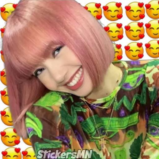 Набор стикеров Lisa - Blackpink 🖤 для WhatsApp 22