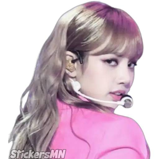 Набор стикеров Lisa - Blackpink 🖤 для WhatsApp 23
