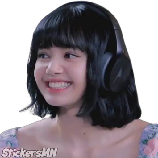 Набор стикеров Lisa - Blackpink 🖤 для WhatsApp 25