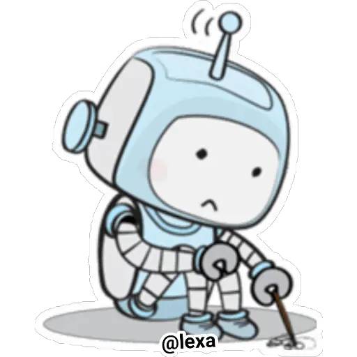 Набор стикеров 🧿▪️ LITTLE bot ▪️🧿 для WhatsApp 16