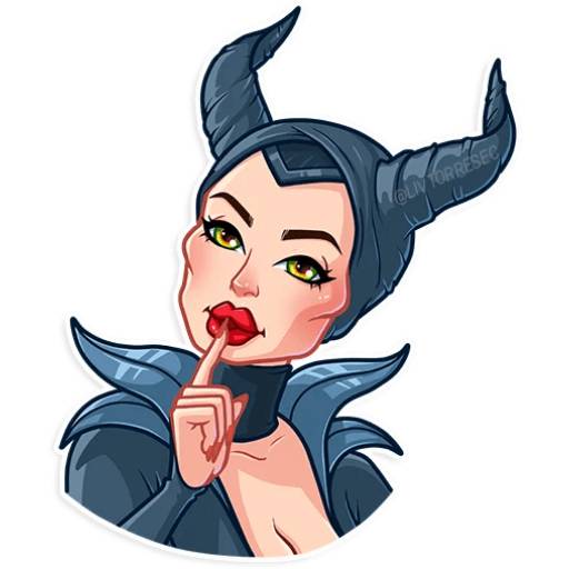 Набор стикеров MALÉFICA для WhatsApp 12