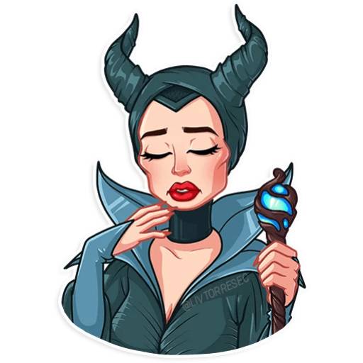 Набор стикеров MALÉFICA для WhatsApp 15