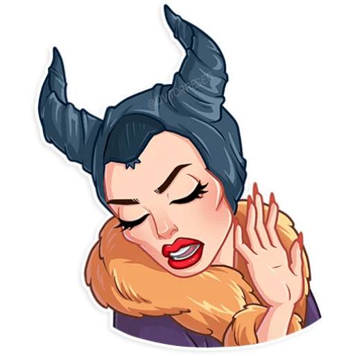 Набор стикеров MALÉFICA для WhatsApp 17