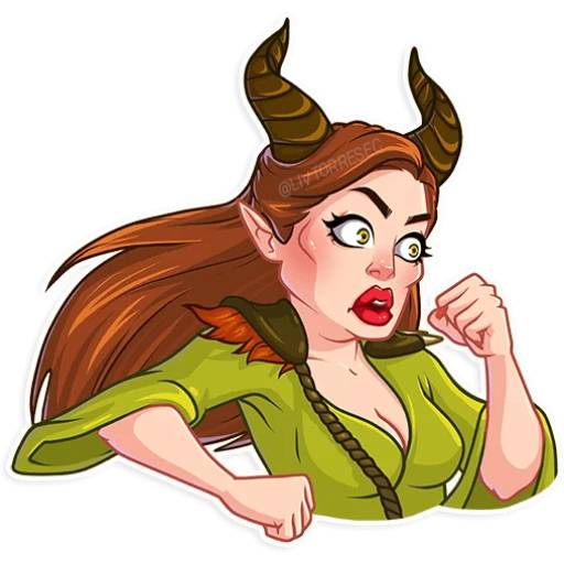 Набор стикеров MALÉFICA для WhatsApp 18