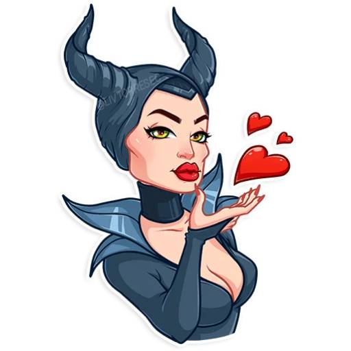 Набор стикеров MALÉFICA для WhatsApp 2