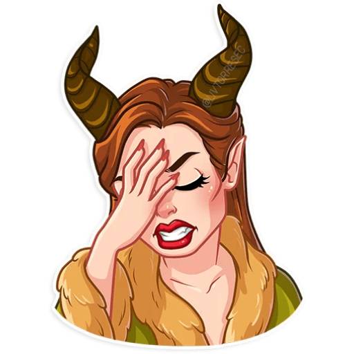 Набор стикеров MALÉFICA для WhatsApp 23