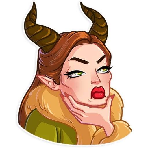 Набор стикеров MALÉFICA для WhatsApp 28