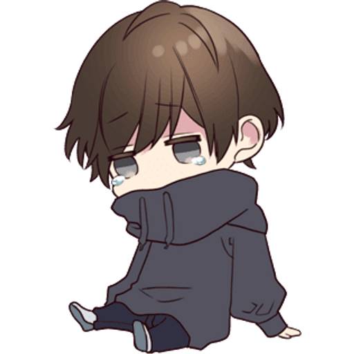 Набор стикеров Menhera Kun для WhatsApp 1