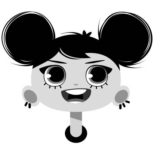 Набор стикеров Miuki - cute stickers для WhatsApp 1