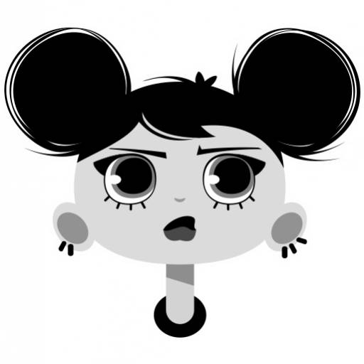 Набор стикеров Miuki - cute stickers для WhatsApp 2