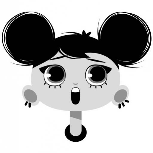 Набор стикеров Miuki - cute stickers для WhatsApp 5