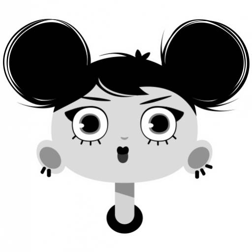 Набор стикеров Miuki - cute stickers для WhatsApp 6