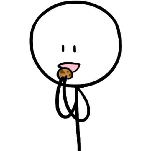 Набор стикеров Mr. Stick для WhatsApp 10