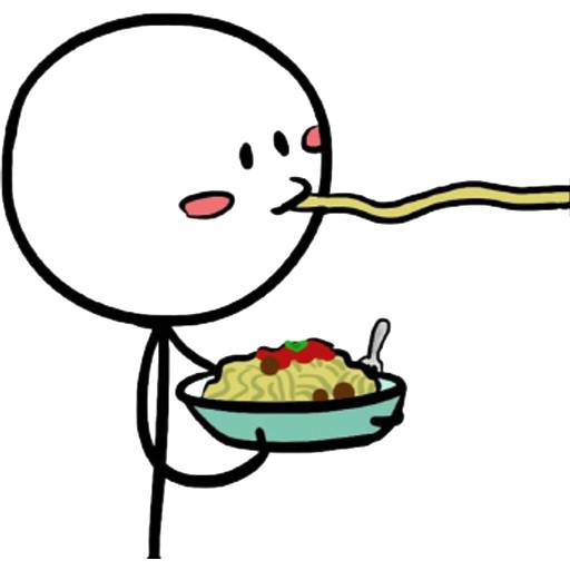 Набор стикеров Mr. Stick для WhatsApp 11