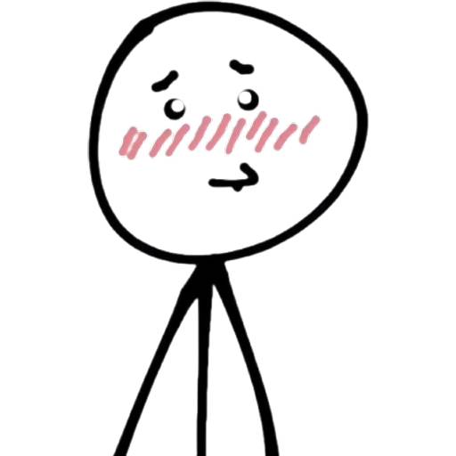 Набор стикеров Mr. Stick для WhatsApp 21