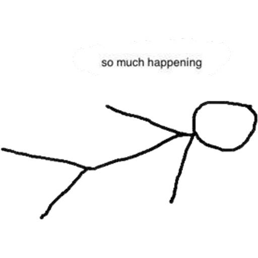 Набор стикеров Mr. Stick для WhatsApp 24