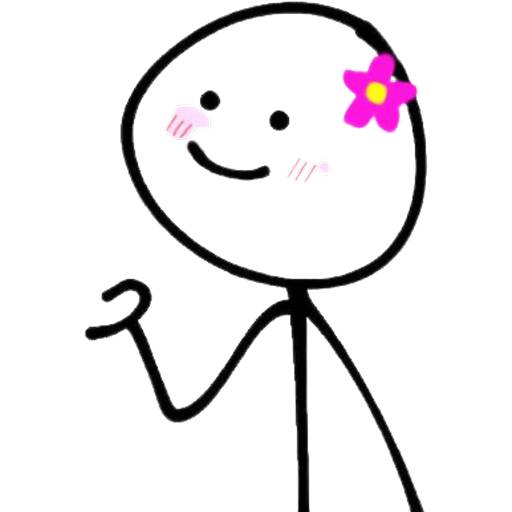 Набор стикеров Mr. Stick для WhatsApp 25