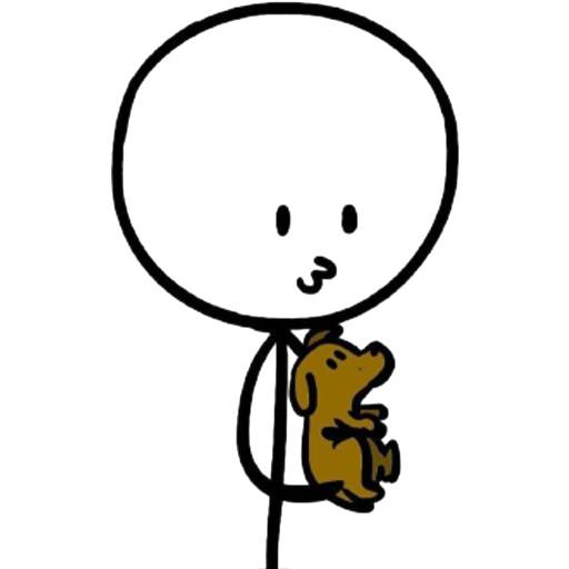 Набор стикеров Mr. Stick для WhatsApp 3