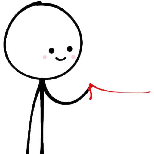 Набор стикеров Mr. Stick для WhatsApp 5