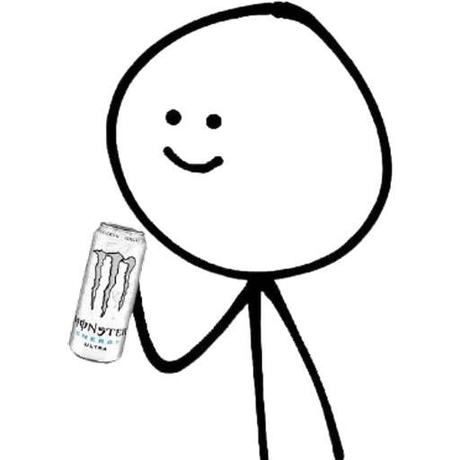 Набор стикеров Mr. Stick для WhatsApp 7