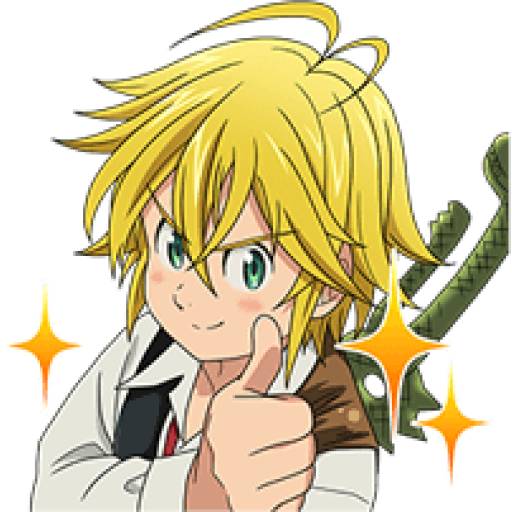 Набор стикеров Nanatsu No Taizai 1 для WhatsApp 1