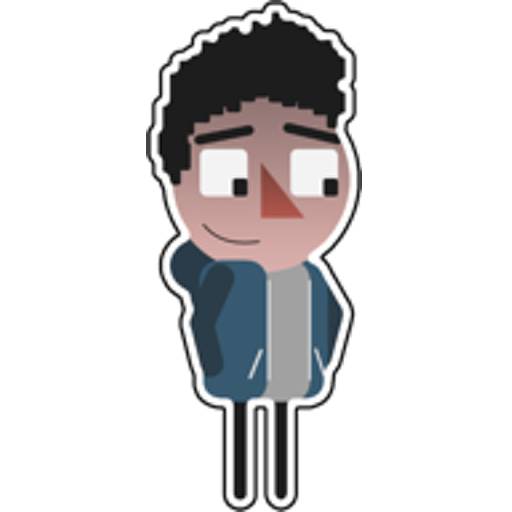 Набор стикеров Nico&Carmina для WhatsApp 1