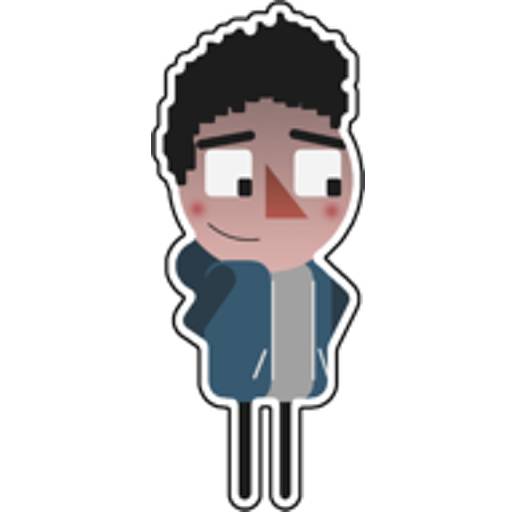 Набор стикеров Nico&Carmina для WhatsApp 2