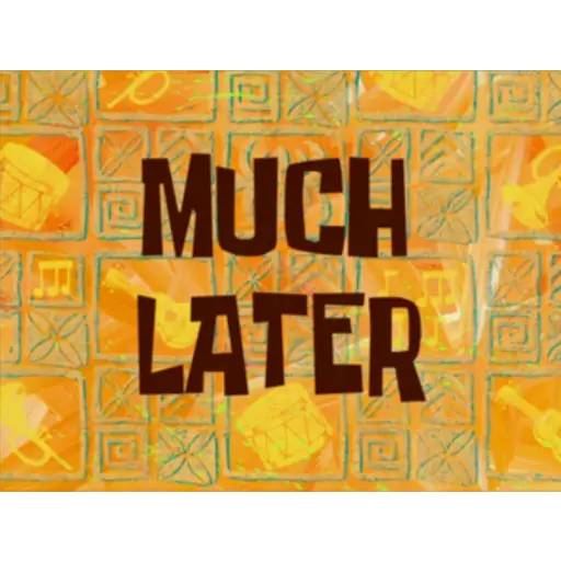 Набор стикеров One Spongebob Later для WhatsApp 1