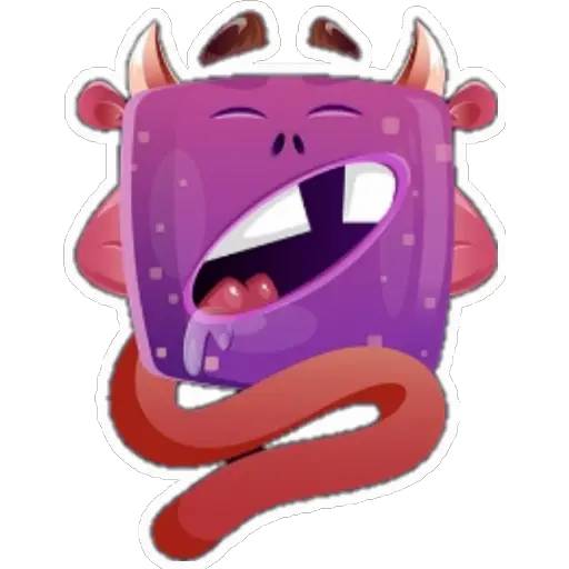 Набор стикеров 💜❤️😈ONIO😈❤️💜 для WhatsApp 1