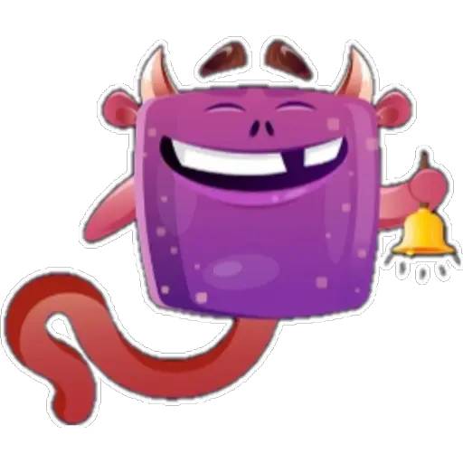 Набор стикеров 💜❤️😈ONIO😈❤️💜 для WhatsApp 21