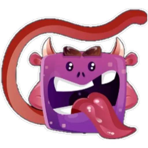 Набор стикеров 💜❤️😈ONIO😈❤️💜 для WhatsApp 26