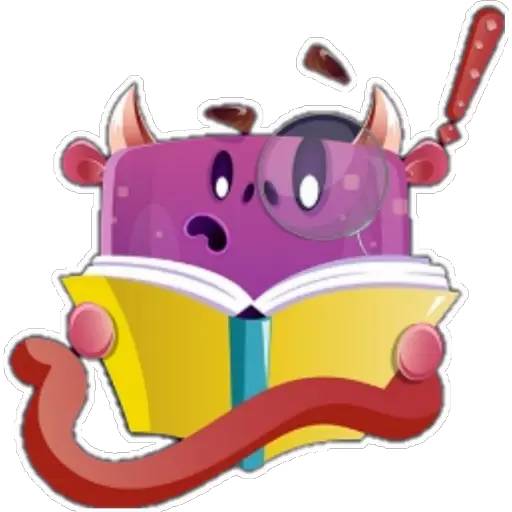 Набор стикеров 💜❤️😈ONIO😈❤️💜 для WhatsApp 6