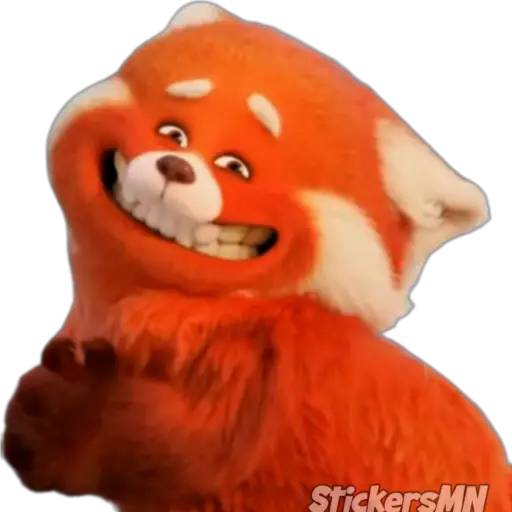 Набор стикеров Pixar Turning Red 🐾❤ для WhatsApp 20