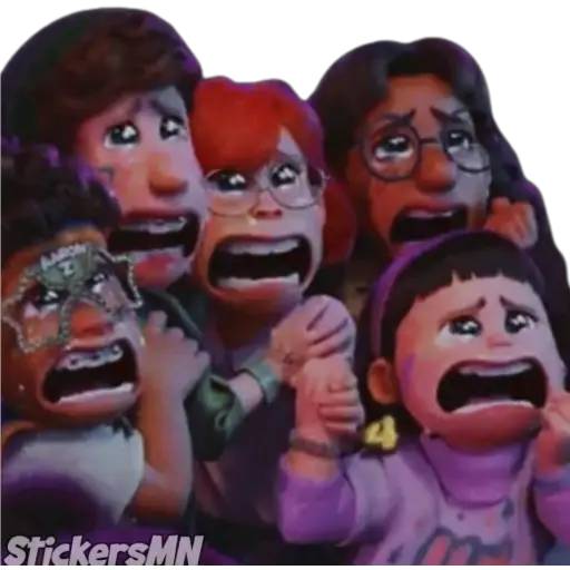 Набор стикеров Pixar Turning Red 🐾❤ для WhatsApp 24